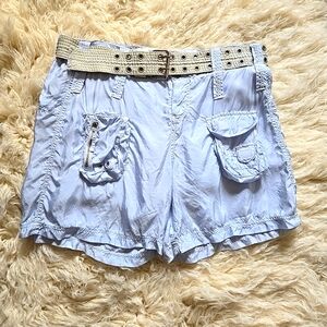 Johnny Was Light blue Cargo Shorts 10